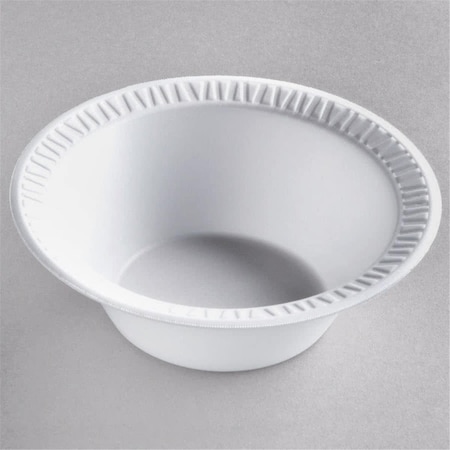 Dart 12BWWCR CPC 10 - 12 oz Unlaminated Bowl Foam -White, 1000PK 12BWWCR (B)